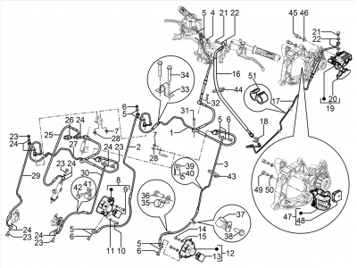 Σωληνώσεις φρένου-Δαγκάνες φρένου